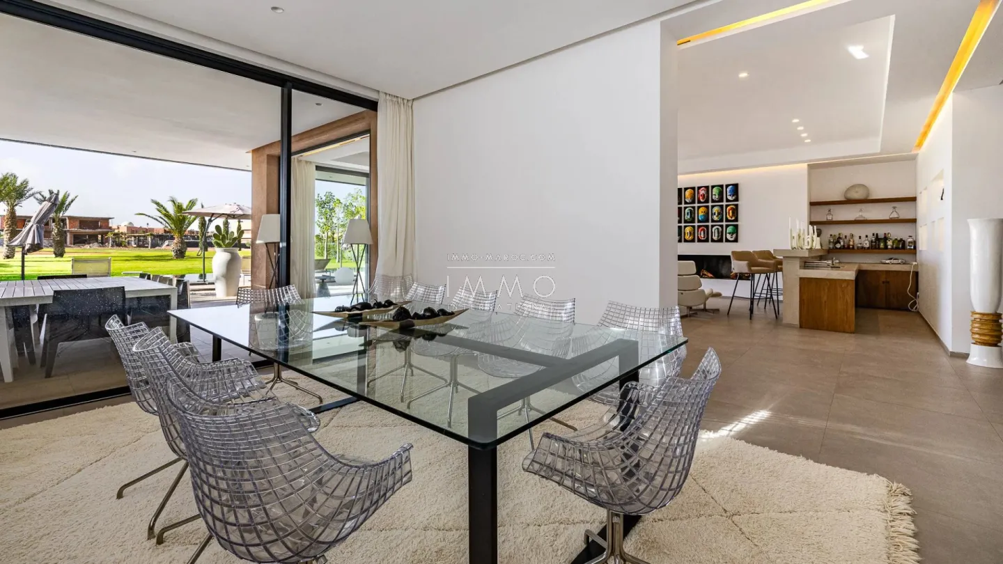 Furnished villa for rent overlooking the golf course at amelkis.