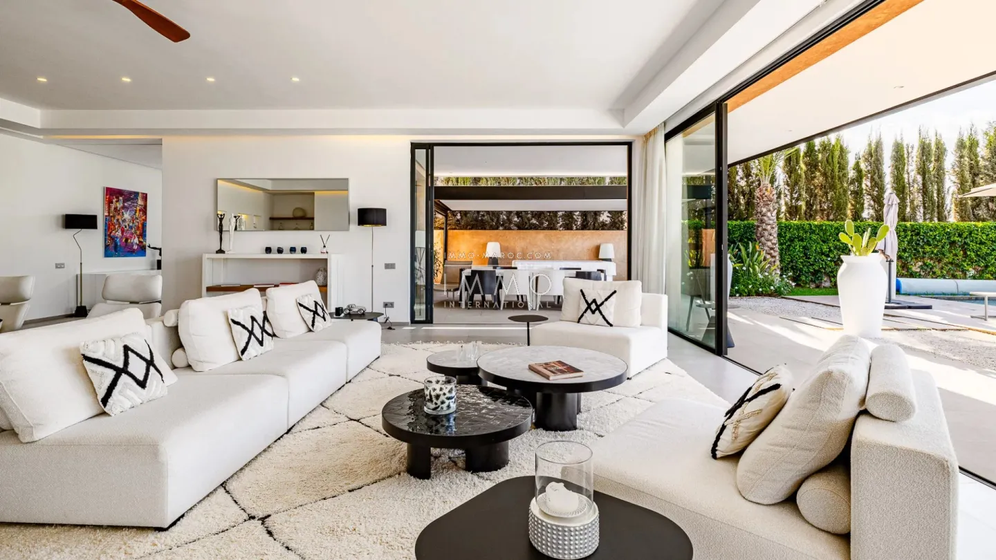 Furnished villa for rent overlooking the golf course at amelkis.