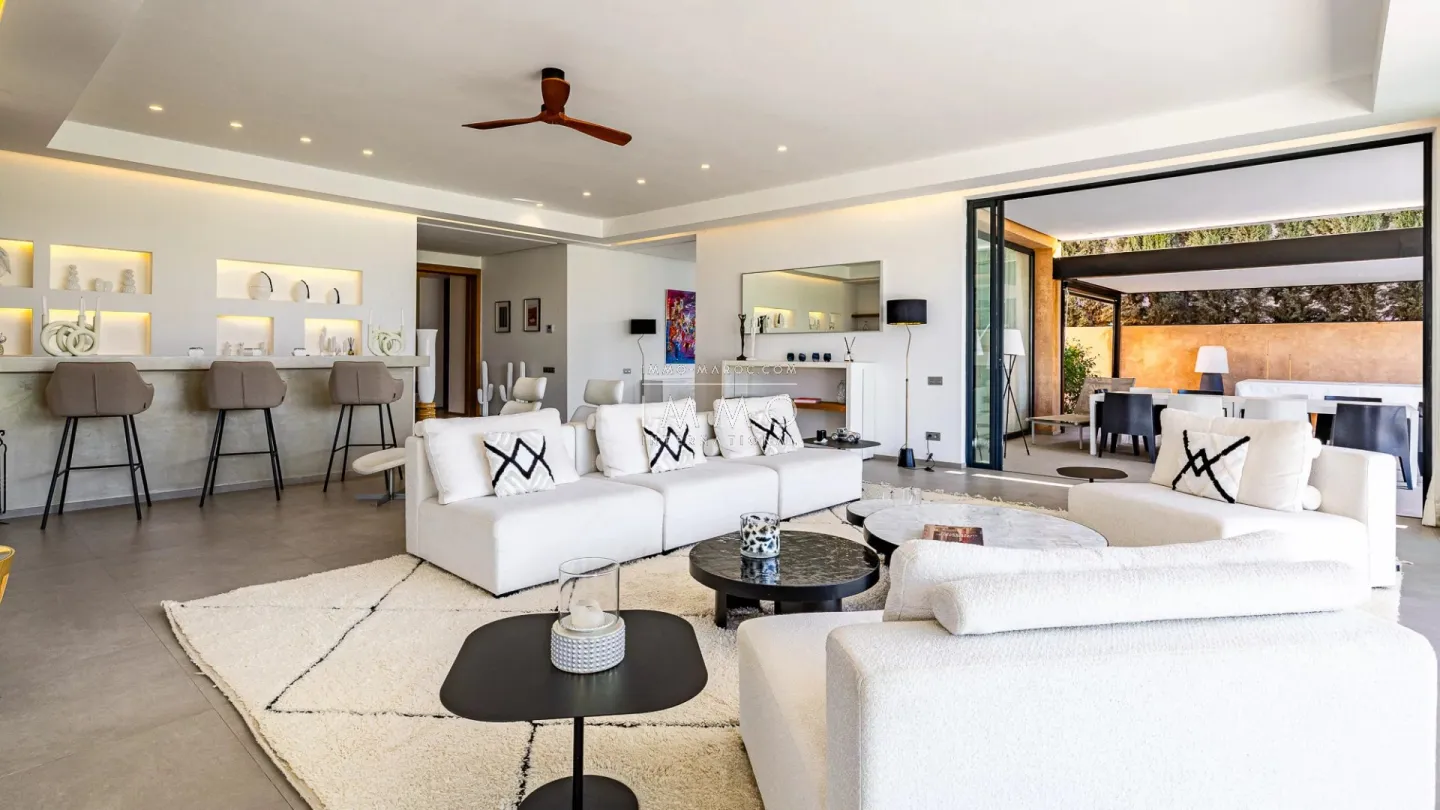 Furnished villa for rent overlooking the golf course at amelkis.