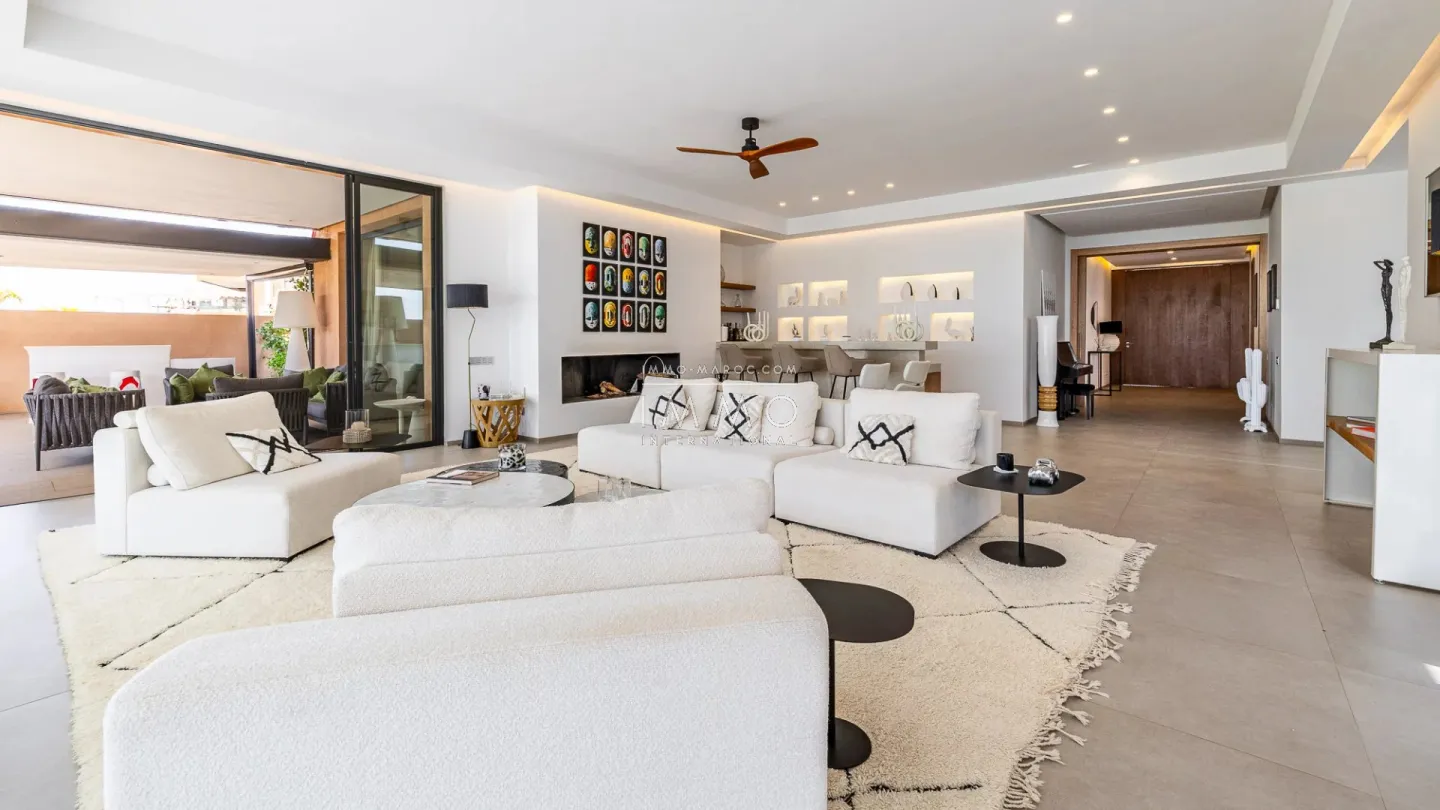 Furnished villa for rent overlooking the golf course at amelkis.