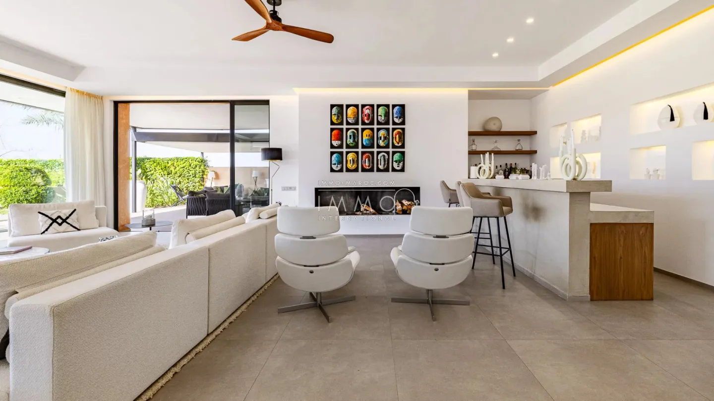 Furnished villa for rent overlooking the golf course at amelkis.