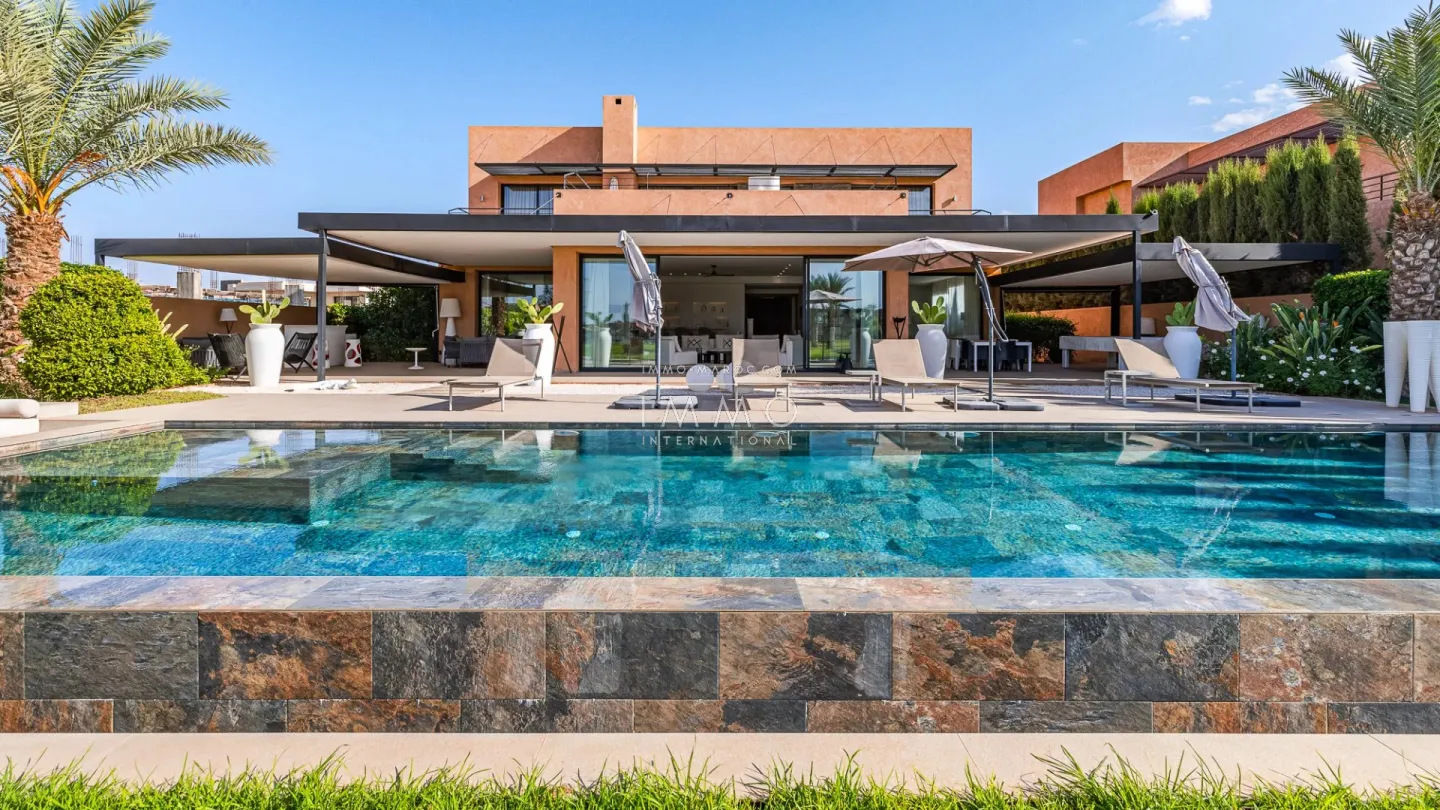 Furnished villa for rent overlooking the golf course at amelkis.