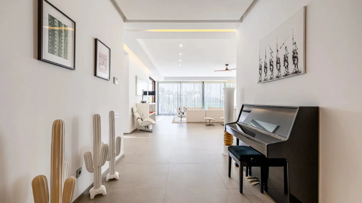 Furnished villa for rent overlooking the golf course at amelkis.