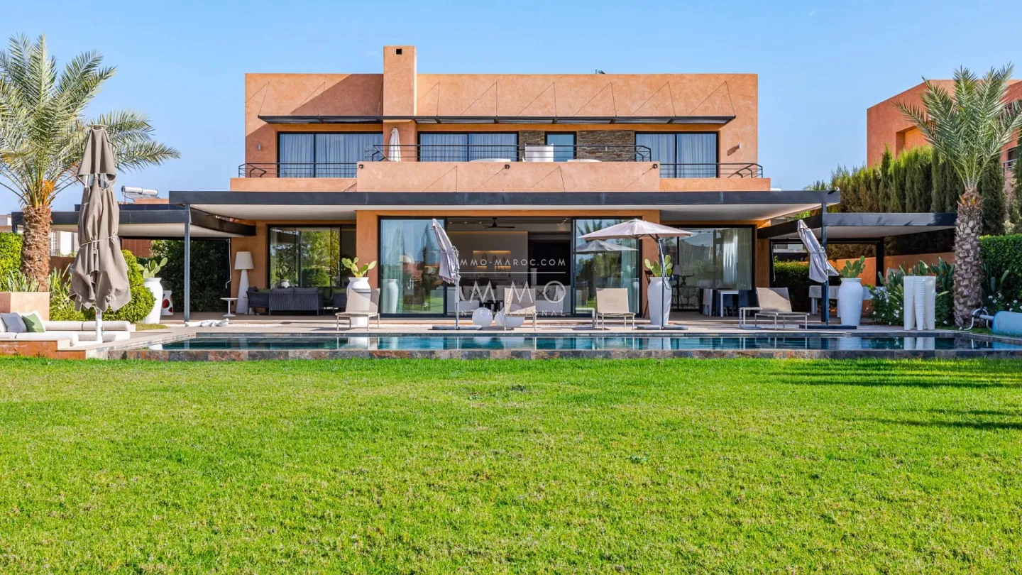 Furnished villa for rent overlooking the golf course at amelkis.