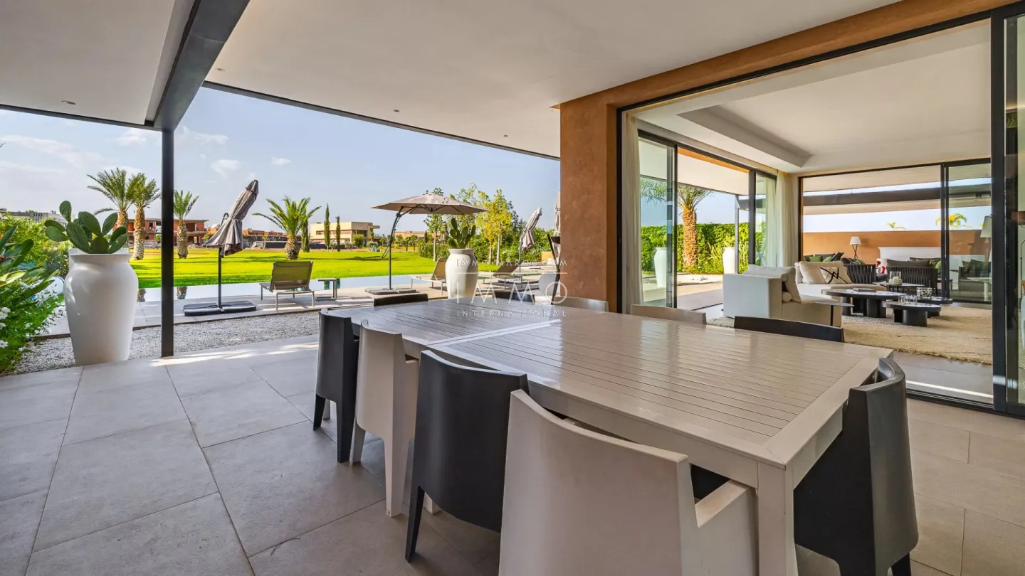 Furnished villa for rent overlooking the golf course at amelkis.