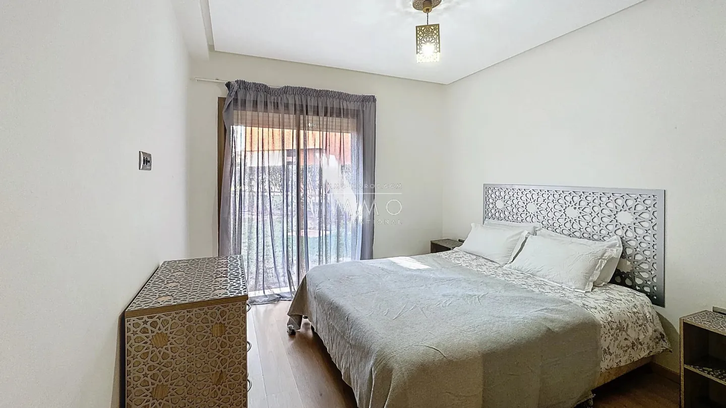 Appartement rez-de-jardin à vendre agdal – 2 chambres – 77 m² + jardin 15 m² – vue atlas – golf – meublé - Photo 2
