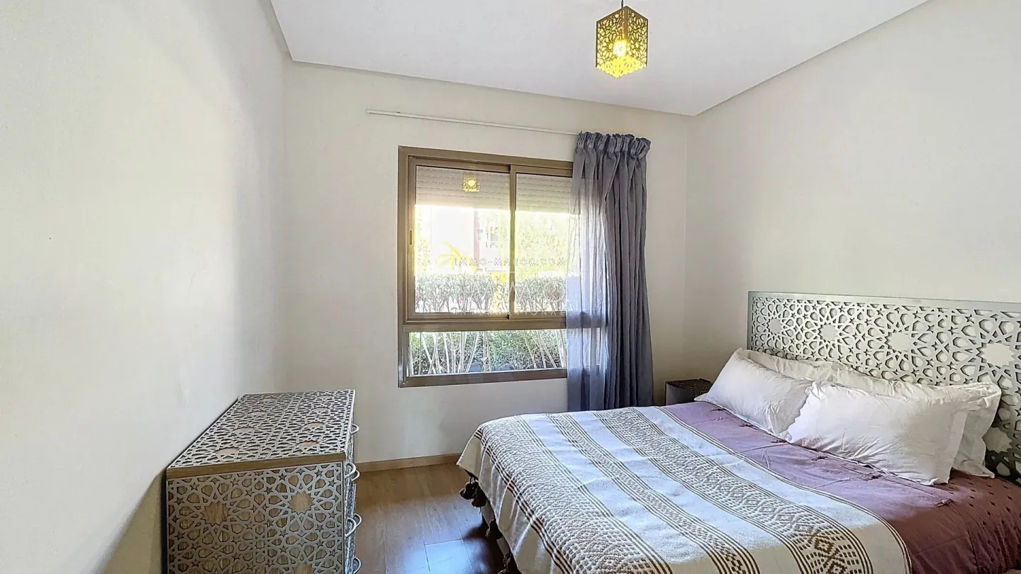 Appartement rez-de-jardin à vendre agdal – 2 chambres – 77 m² + jardin 15 m² – vue atlas – golf – meublé - Photo 5