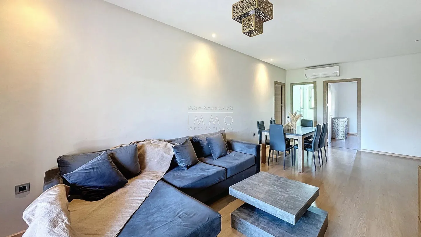 Appartement rez-de-jardin à vendre agdal – 2 chambres – 77 m² + jardin 15 m² – vue atlas – golf – meublé - Photo 7