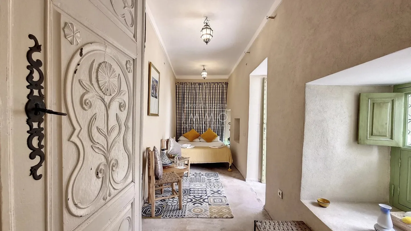 Very beautiful furnished riad of 160 m² in bab la ksour, marrakech.
