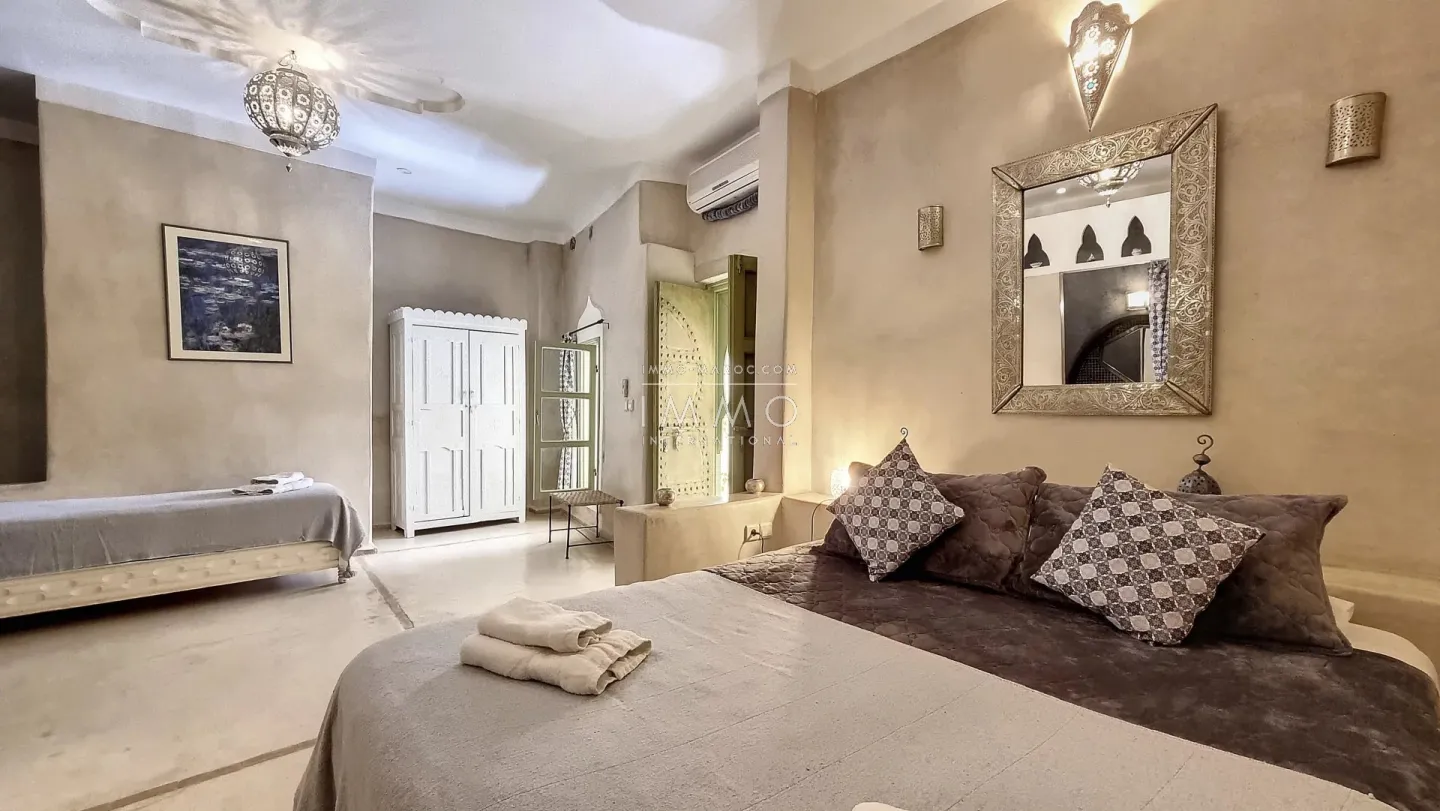 Very beautiful furnished riad of 160 m² in bab la ksour, marrakech.