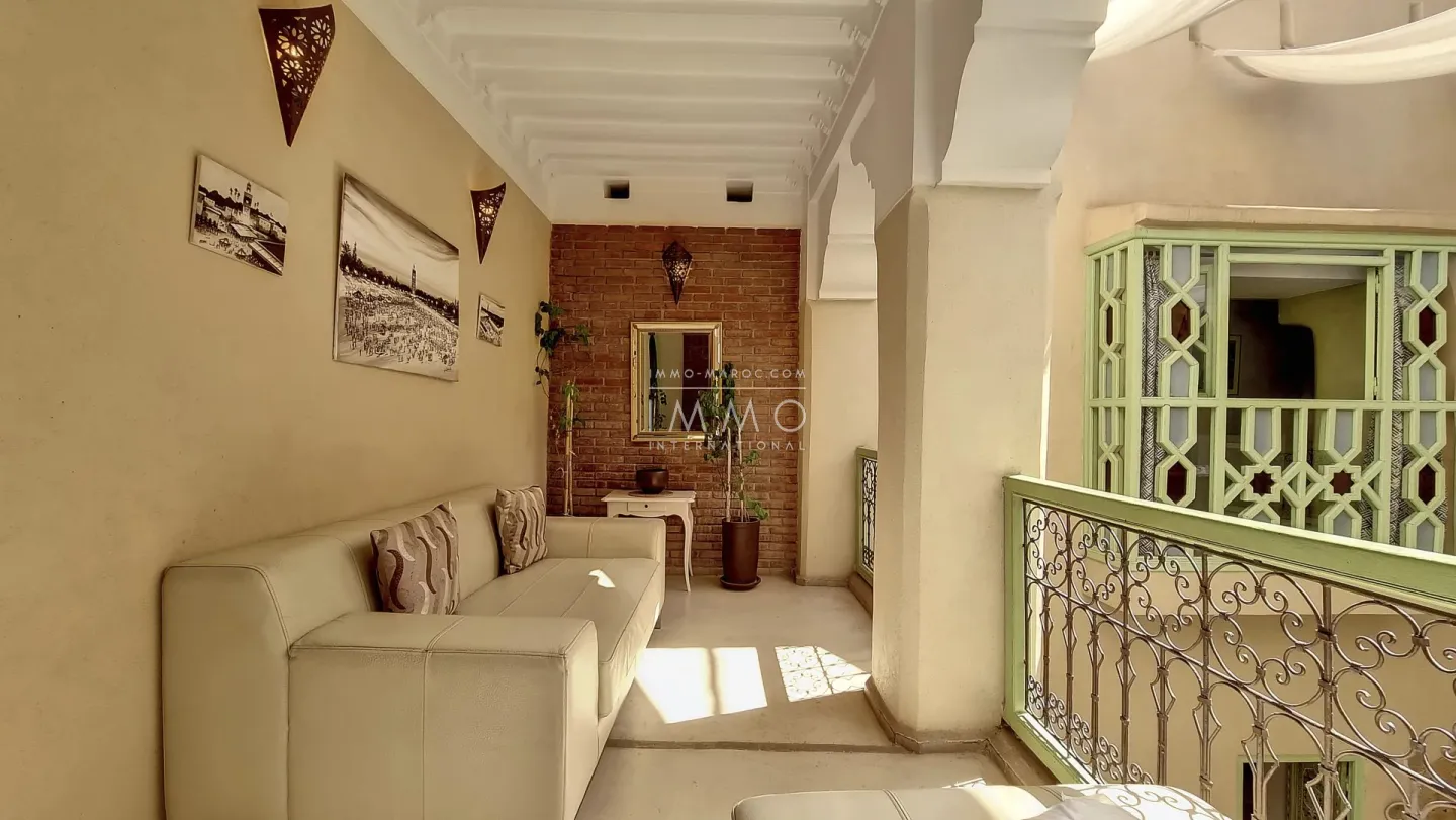Very beautiful furnished riad of 160 m² in bab la ksour, marrakech.
