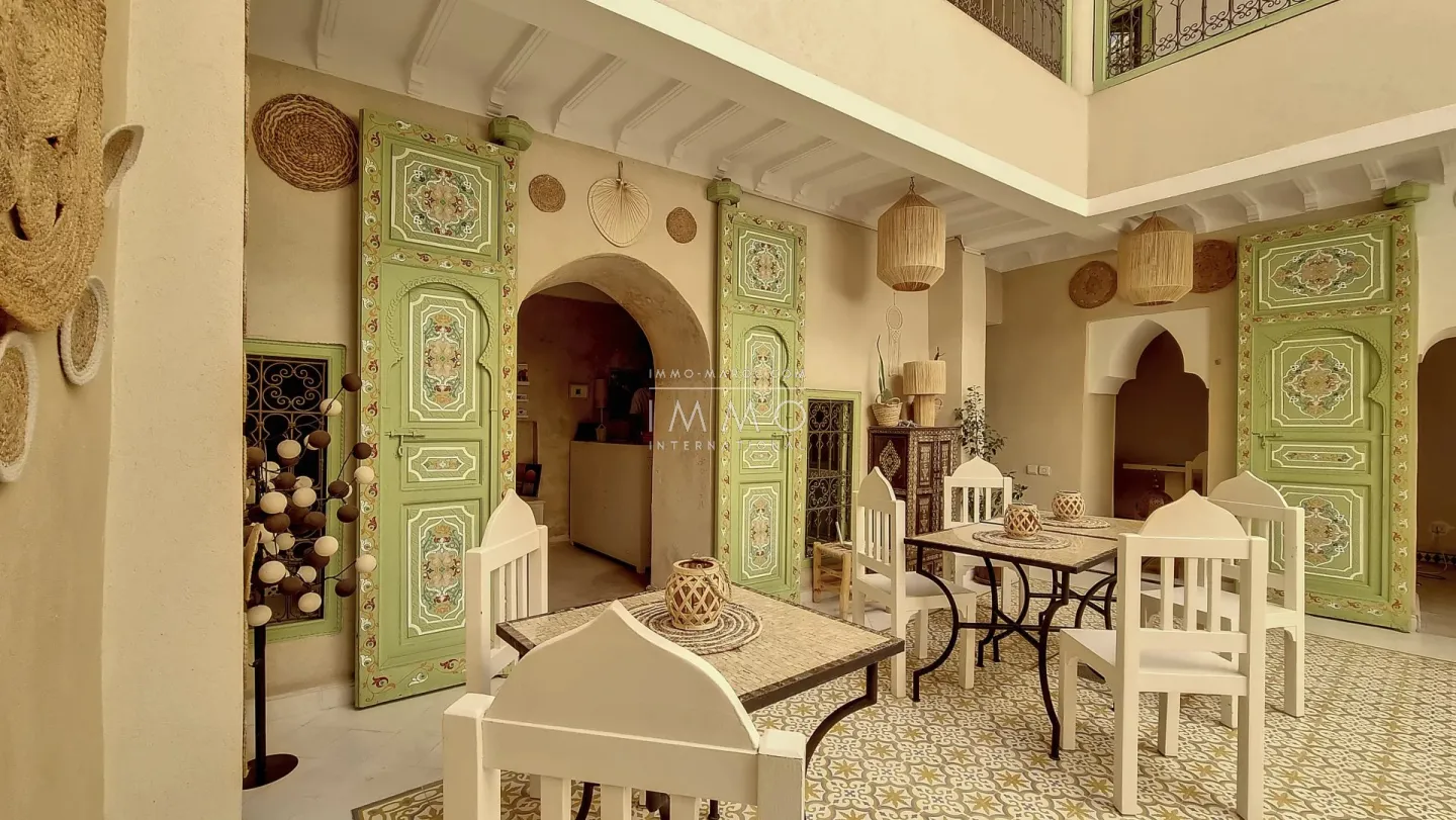 Very beautiful furnished riad of 160 m² in bab la ksour, marrakech.