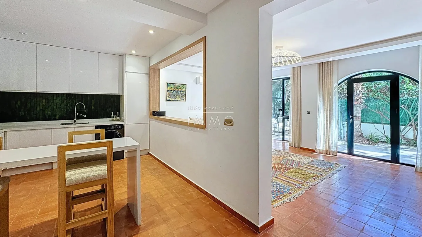 Exclusively for sale – elegant furnished ground floor apartment in hivernage, marrakech