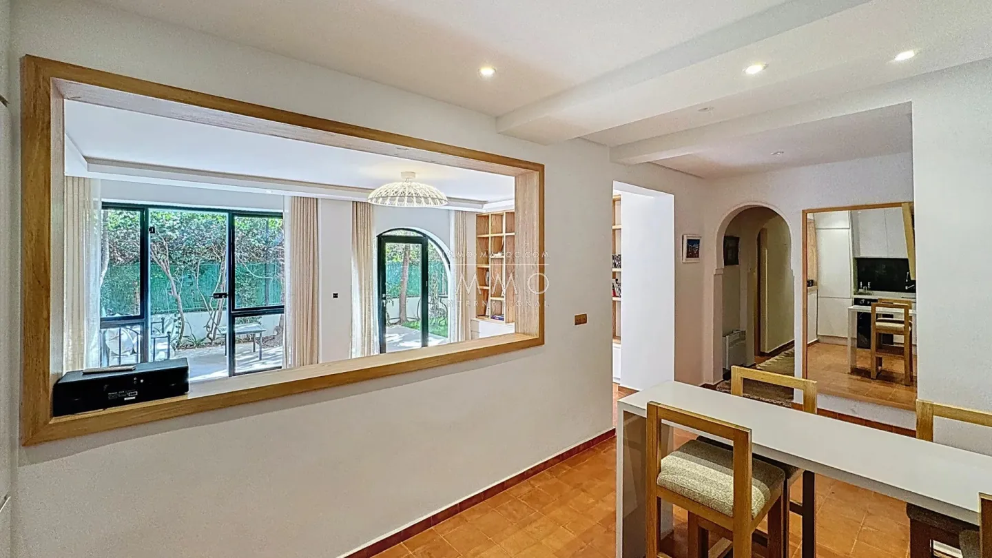 Exclusively for sale – elegant furnished ground floor apartment in hivernage, marrakech