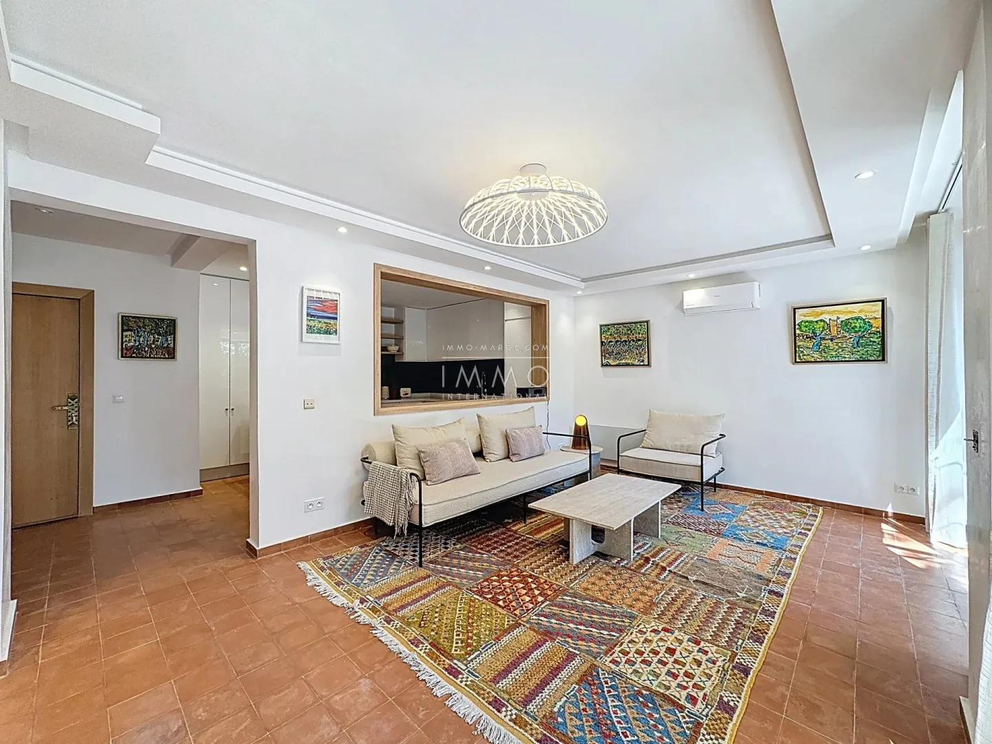 Exclusively for sale – elegant furnished ground floor apartment in hivernage, marrakech