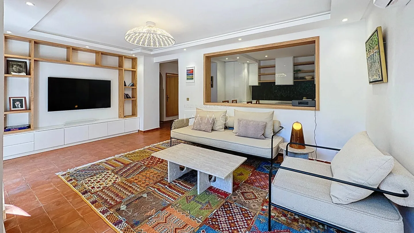 Exclusively for sale – elegant furnished ground floor apartment in hivernage, marrakech