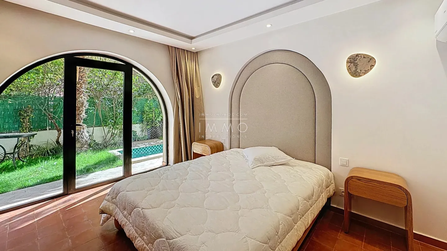 Exclusively for sale – elegant furnished ground floor apartment in hivernage, marrakech