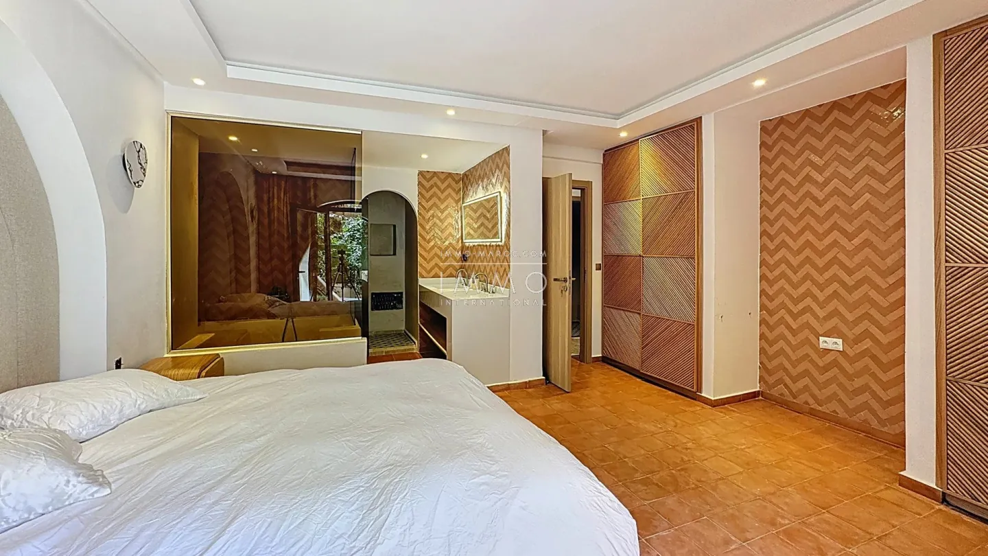 Exclusively for sale – elegant furnished ground floor apartment in hivernage, marrakech