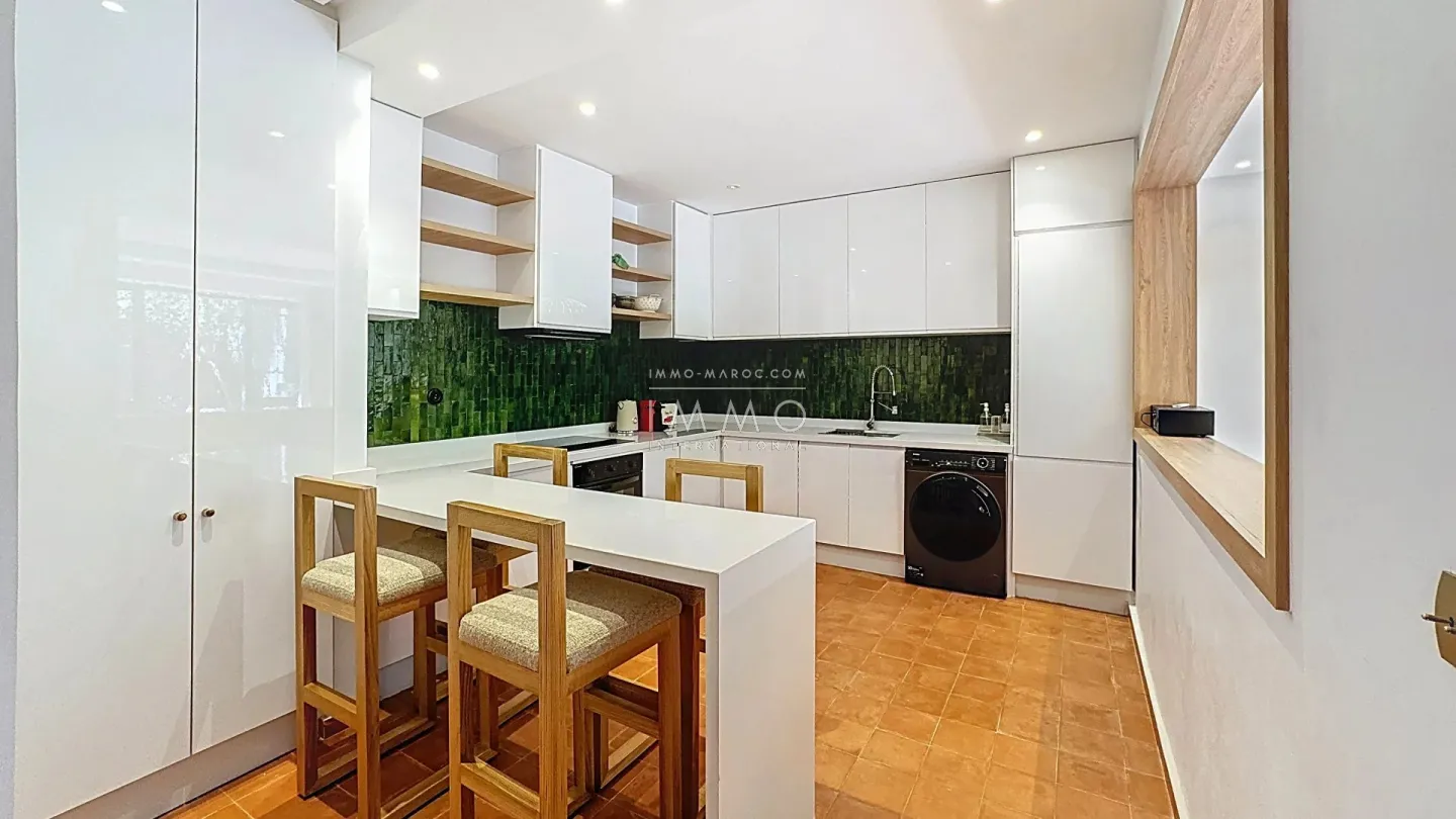 Exclusively for sale – elegant furnished ground floor apartment in hivernage, marrakech