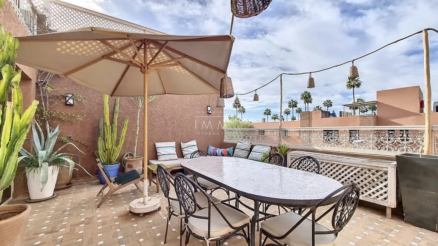 Duplex house just steps away from jemaa el-fna square and the koutoubia.