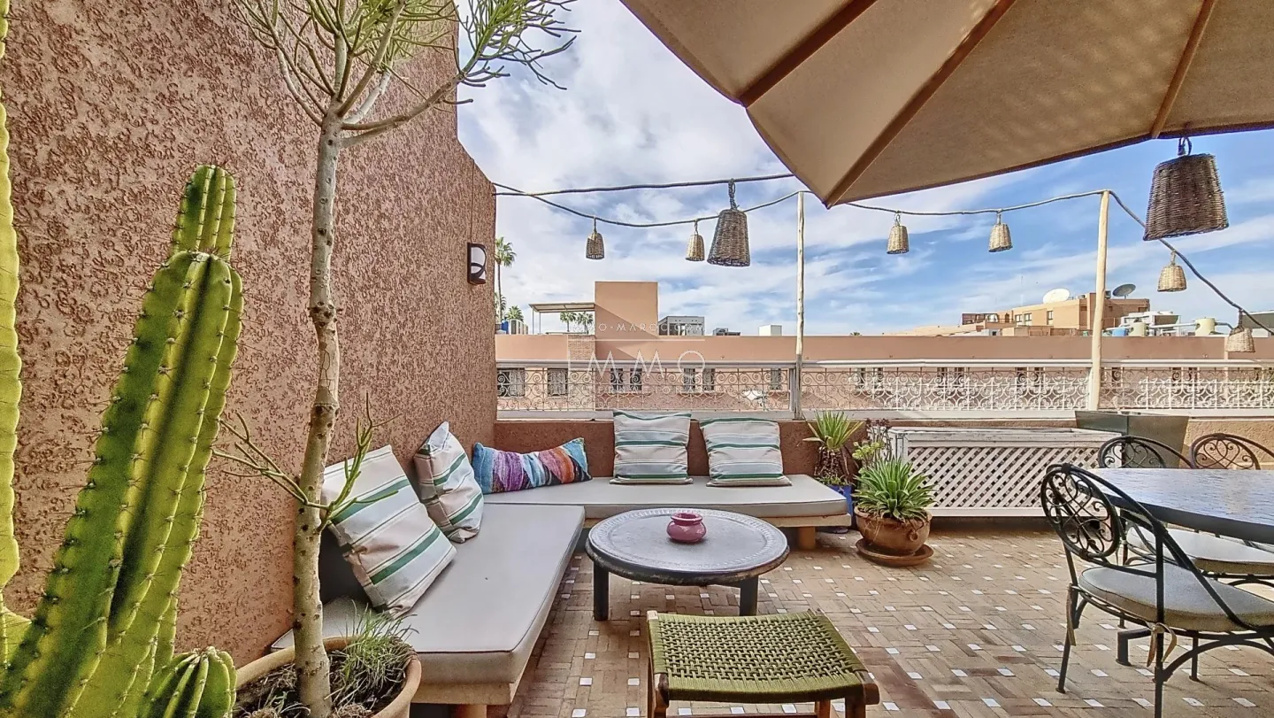 Duplex house just steps away from jemaa el-fna square and the koutoubia.