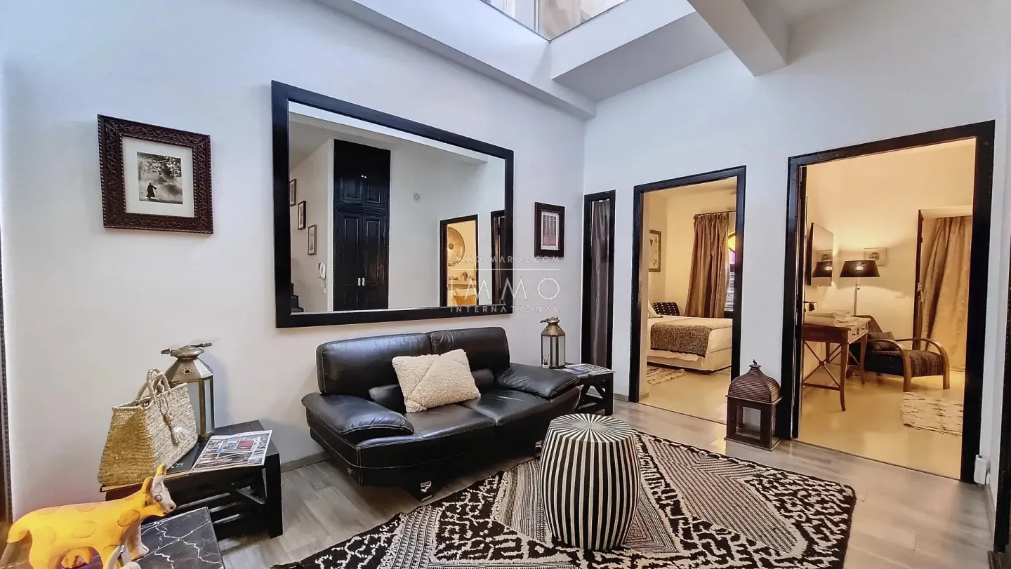 Duplex house just steps away from jemaa el-fna square and the koutoubia.