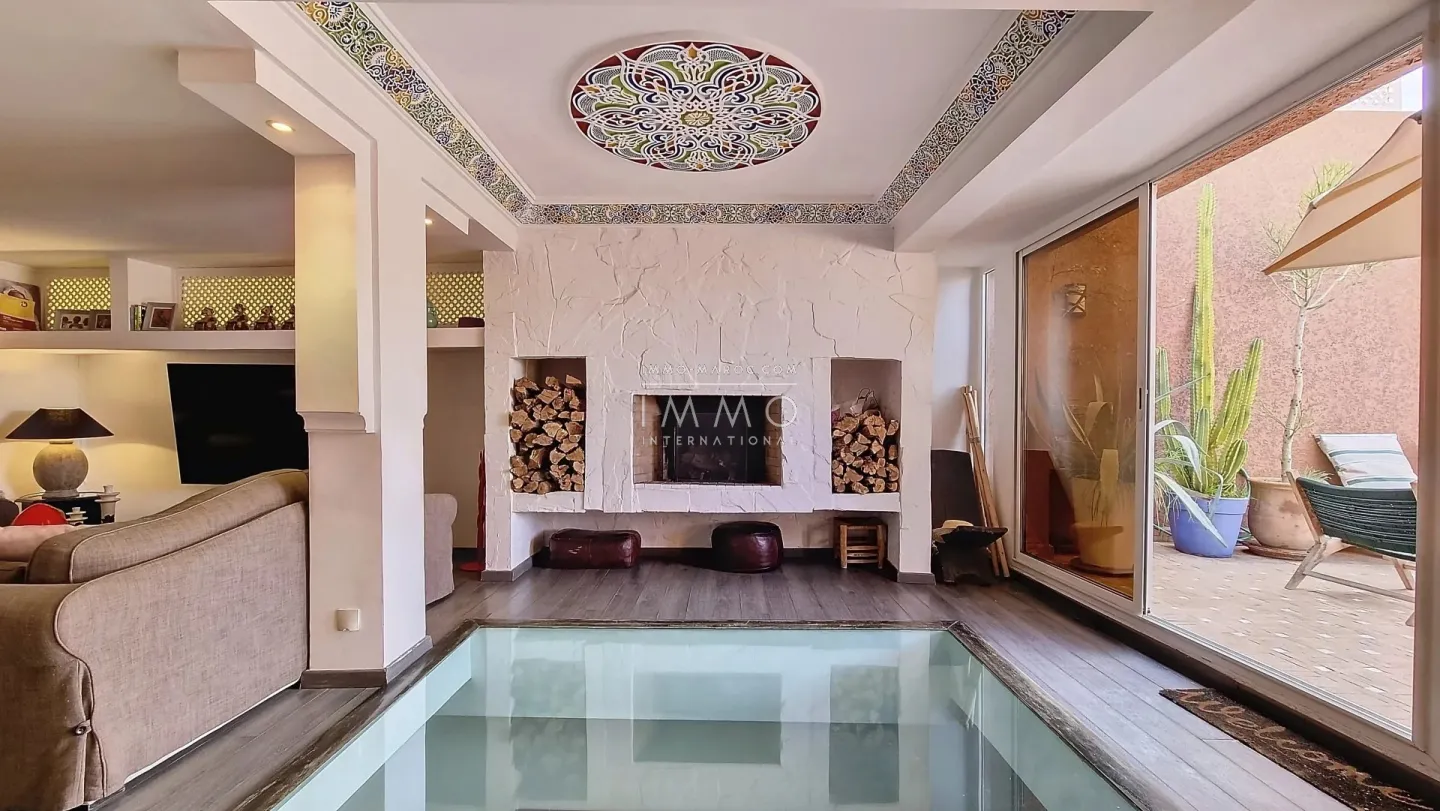 Duplex house just steps away from jemaa el-fna square and the koutoubia.