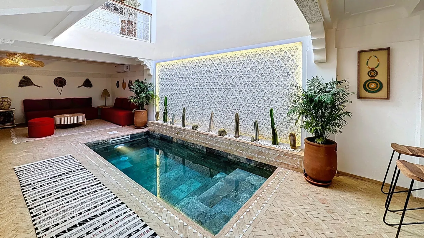 Riad renovated for sale in the heart of the medina marrakech
