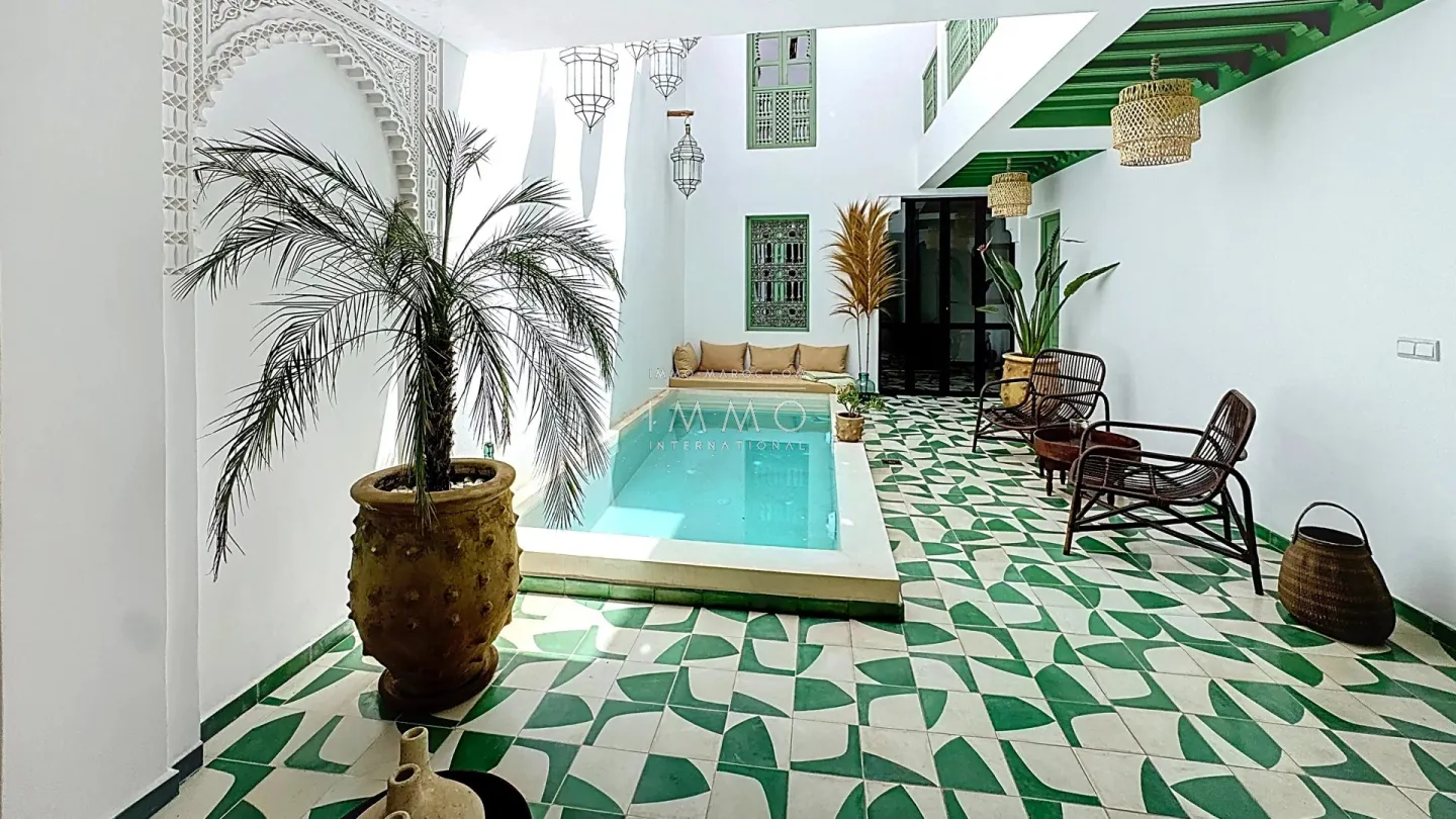 For sale – chic beldi riad, kasbah, marrakech