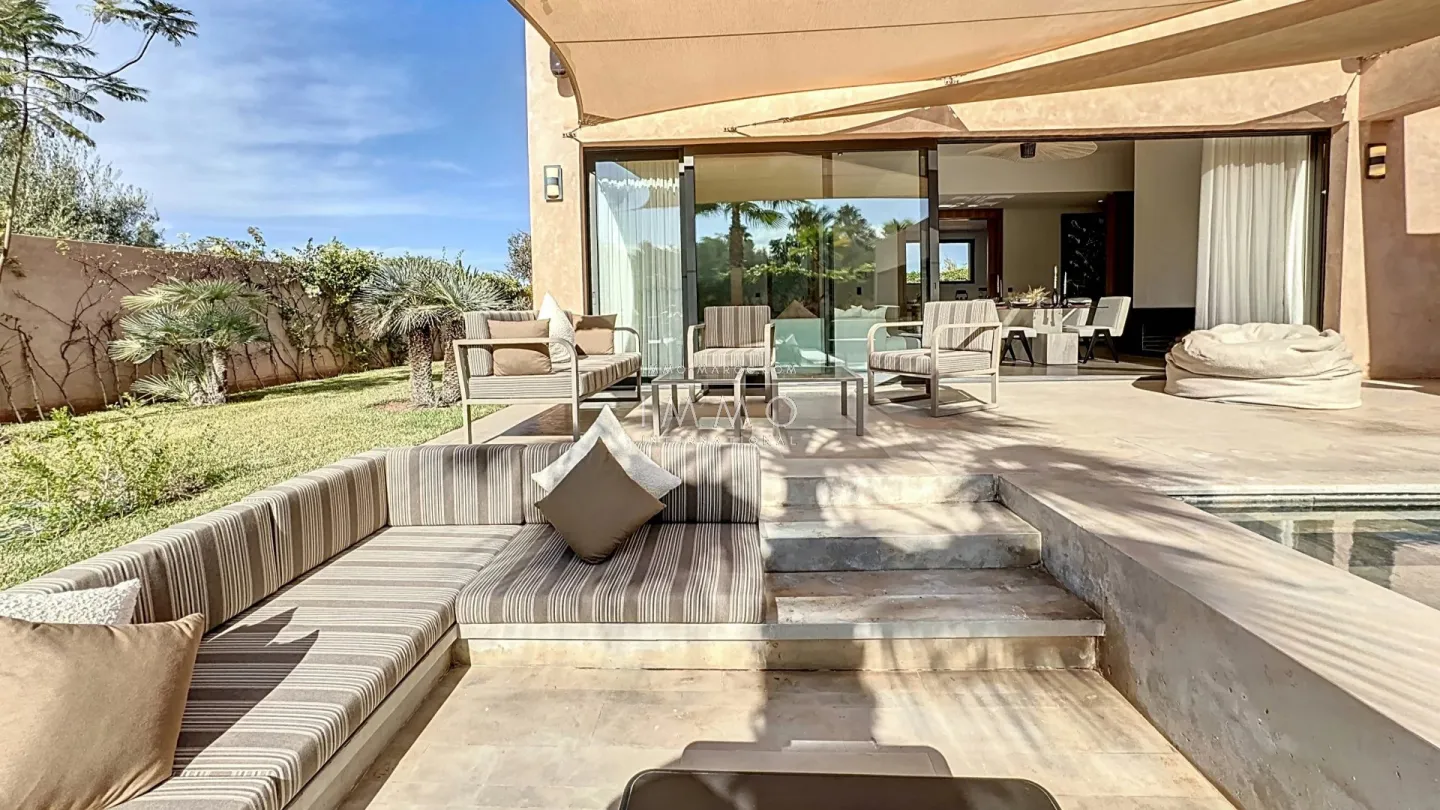 Contemporary villa under construction