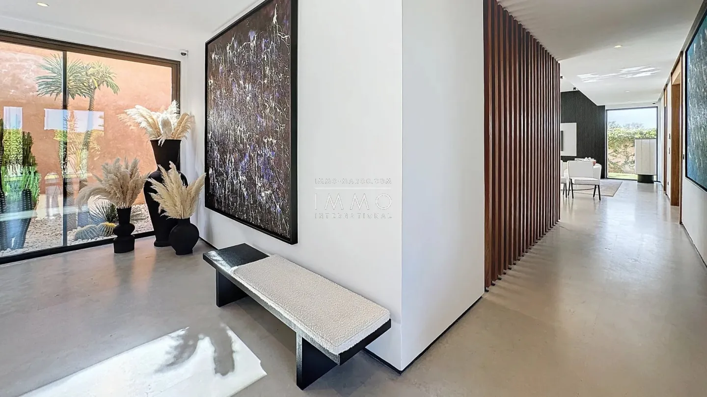 Contemporary villa under construction