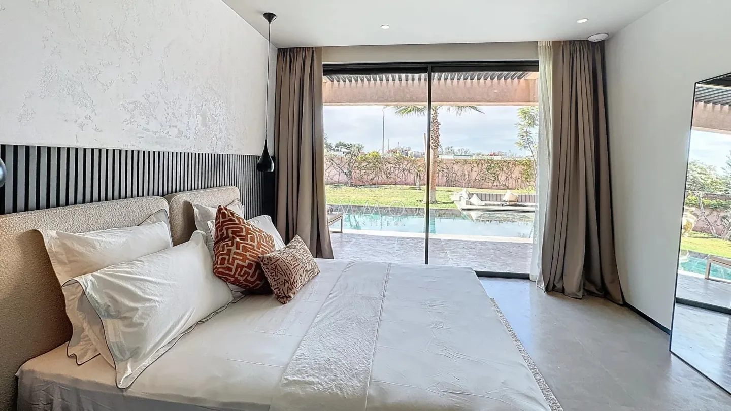 Contemporary villa under construction