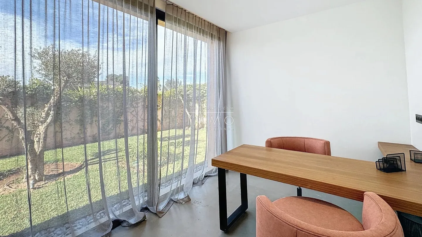 Contemporary villa under construction