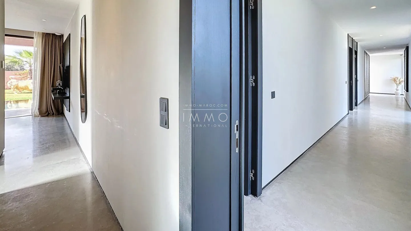 Contemporary villa under construction