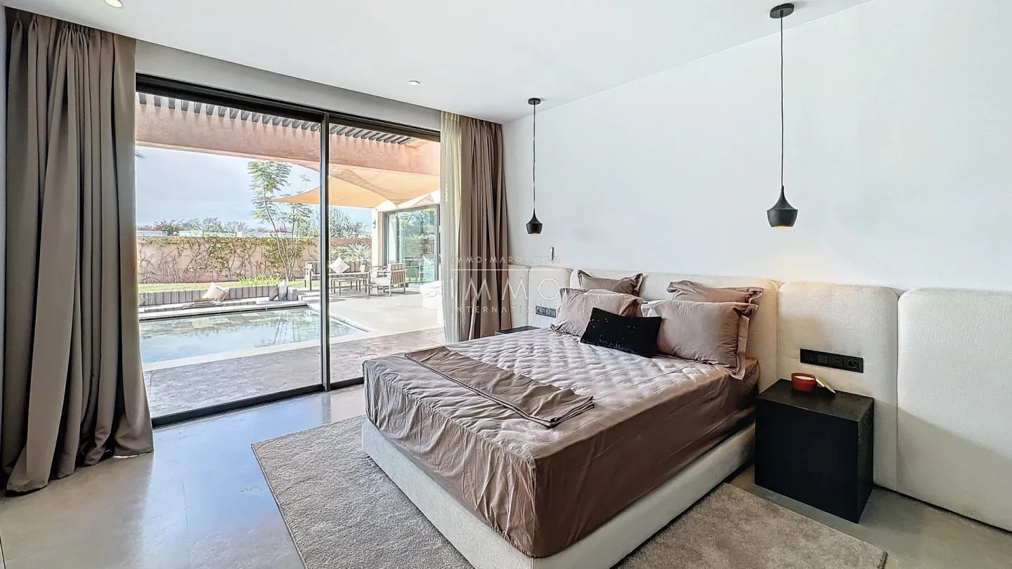 Contemporary villa under construction