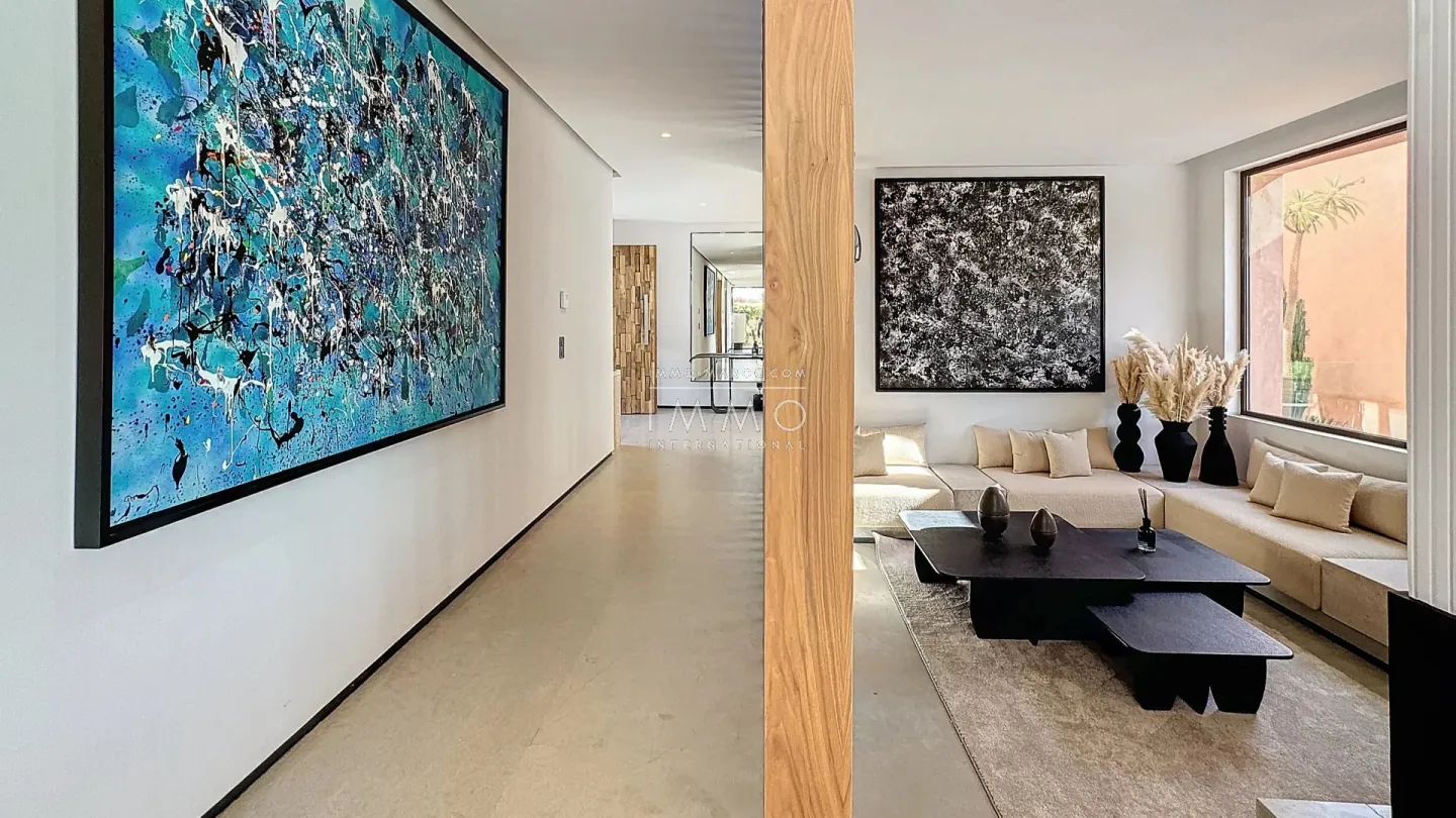 Contemporary villa under construction