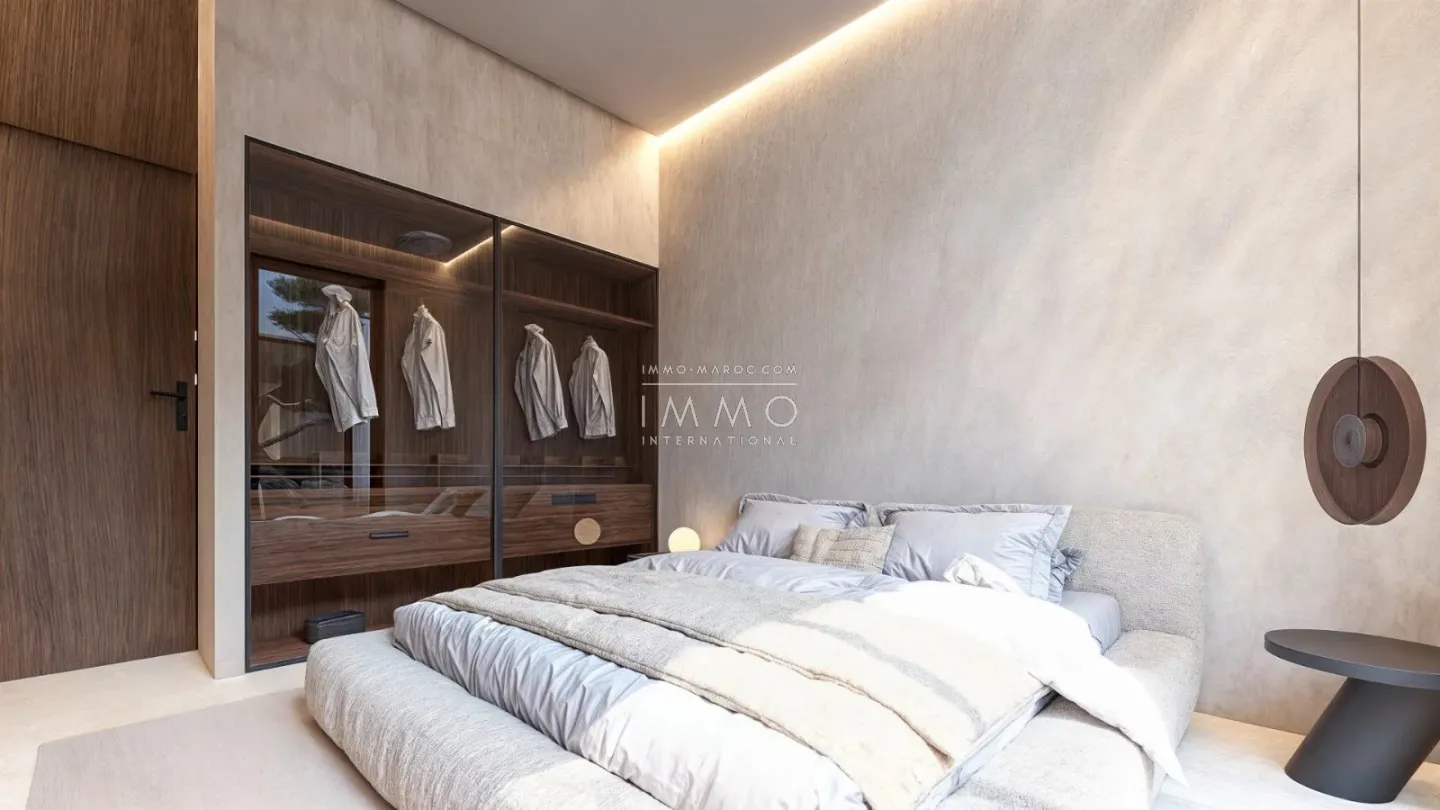 Contemporary villa under construction