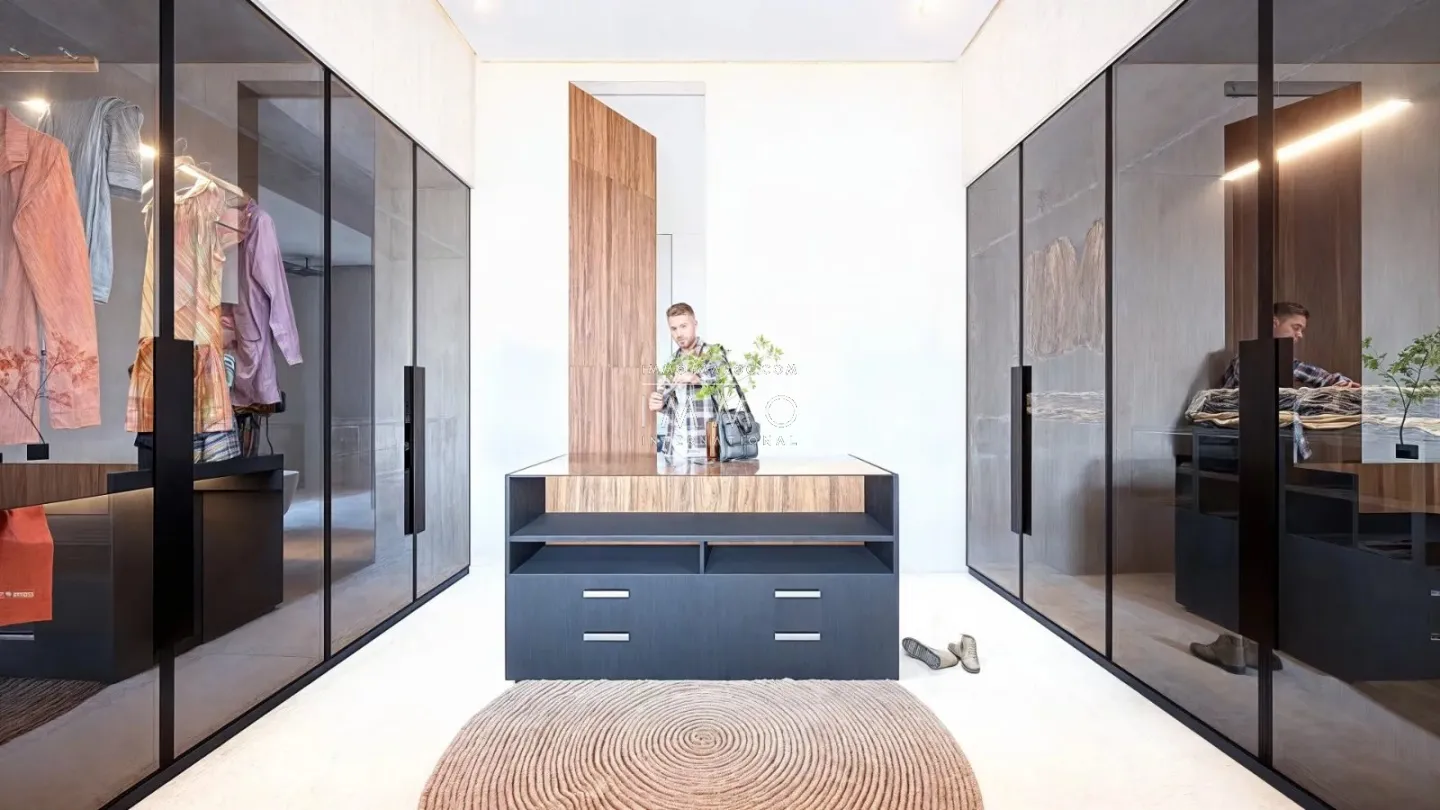 Contemporary villa under construction