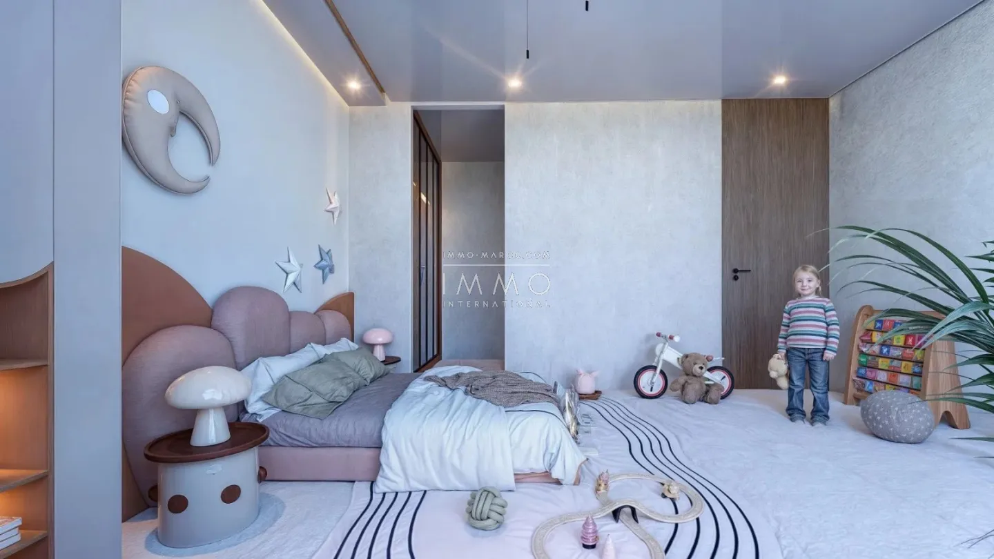 Contemporary villa under construction