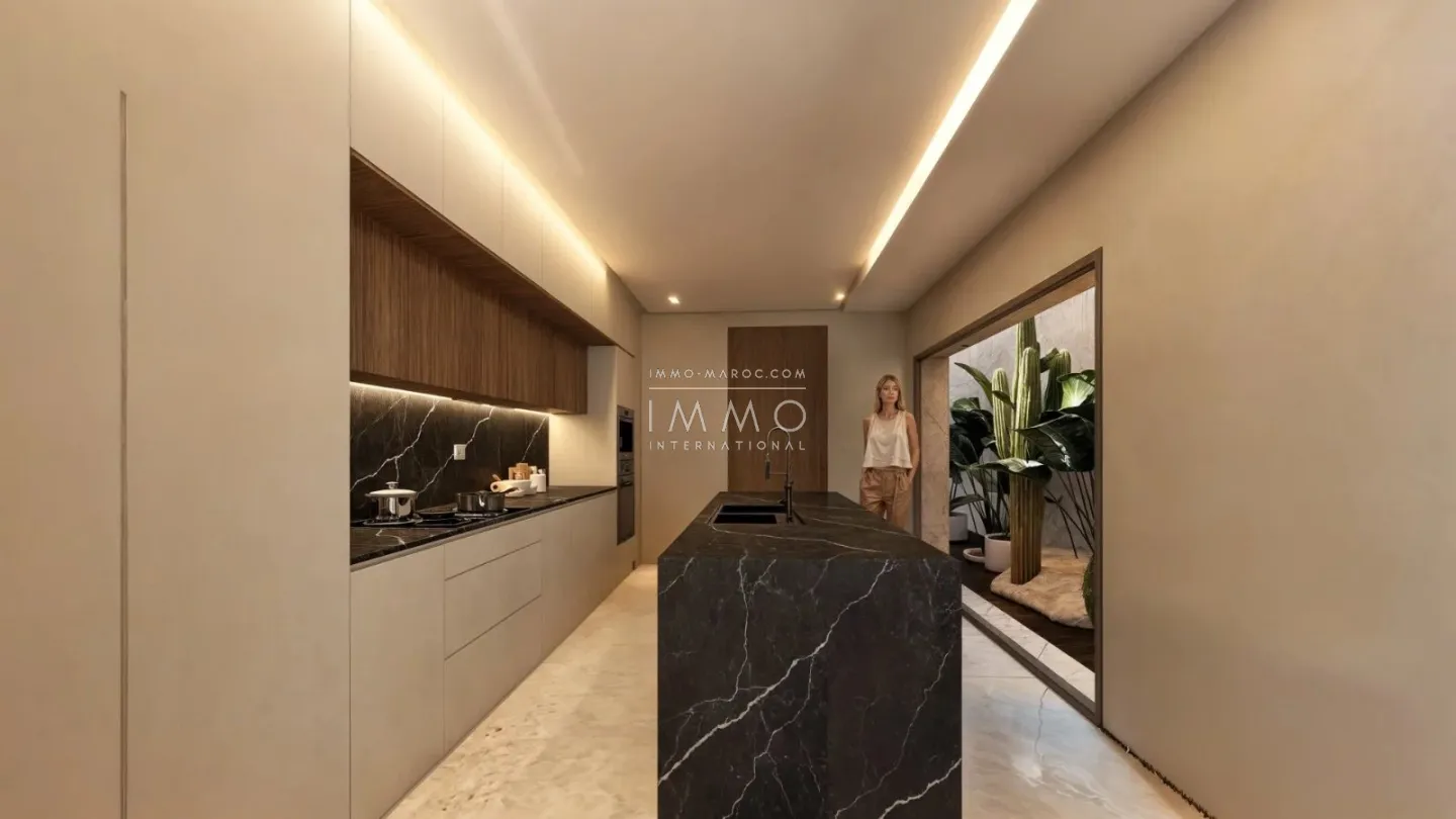 Contemporary villa under construction