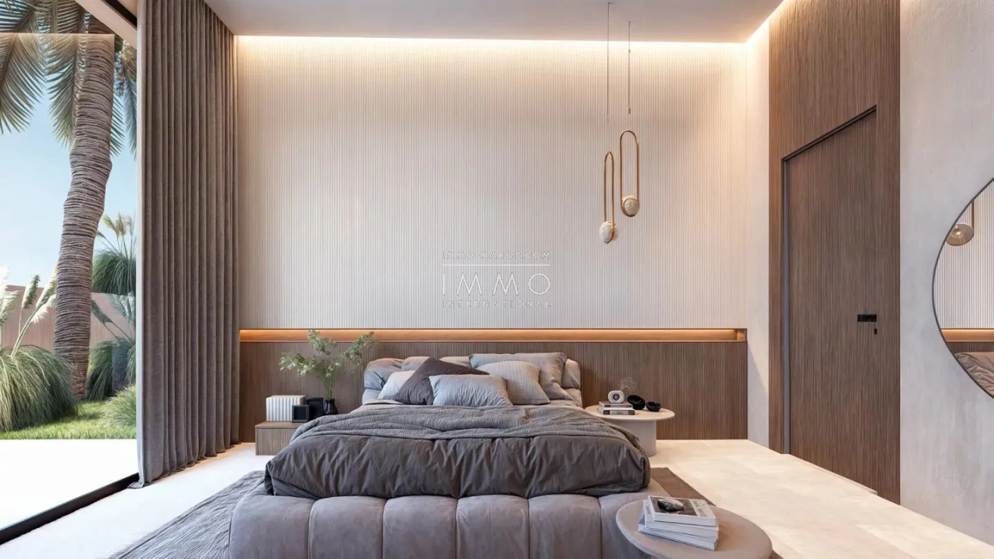 Contemporary villa under construction