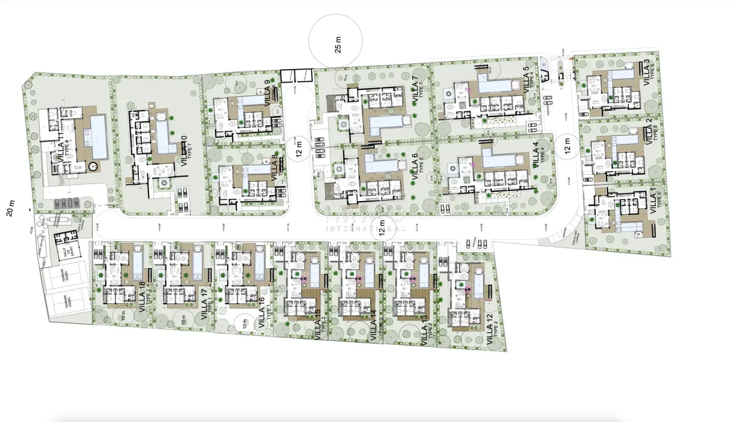 Marrakech, route d'amizmiz, villa type 1 - 4 bedrooms