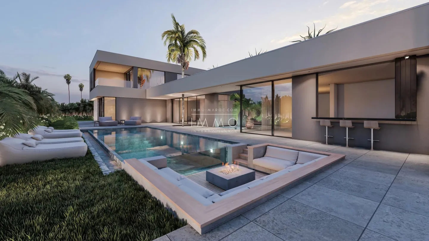 Marrakech, route d'amizmiz, villa type 1 - 4 bedrooms