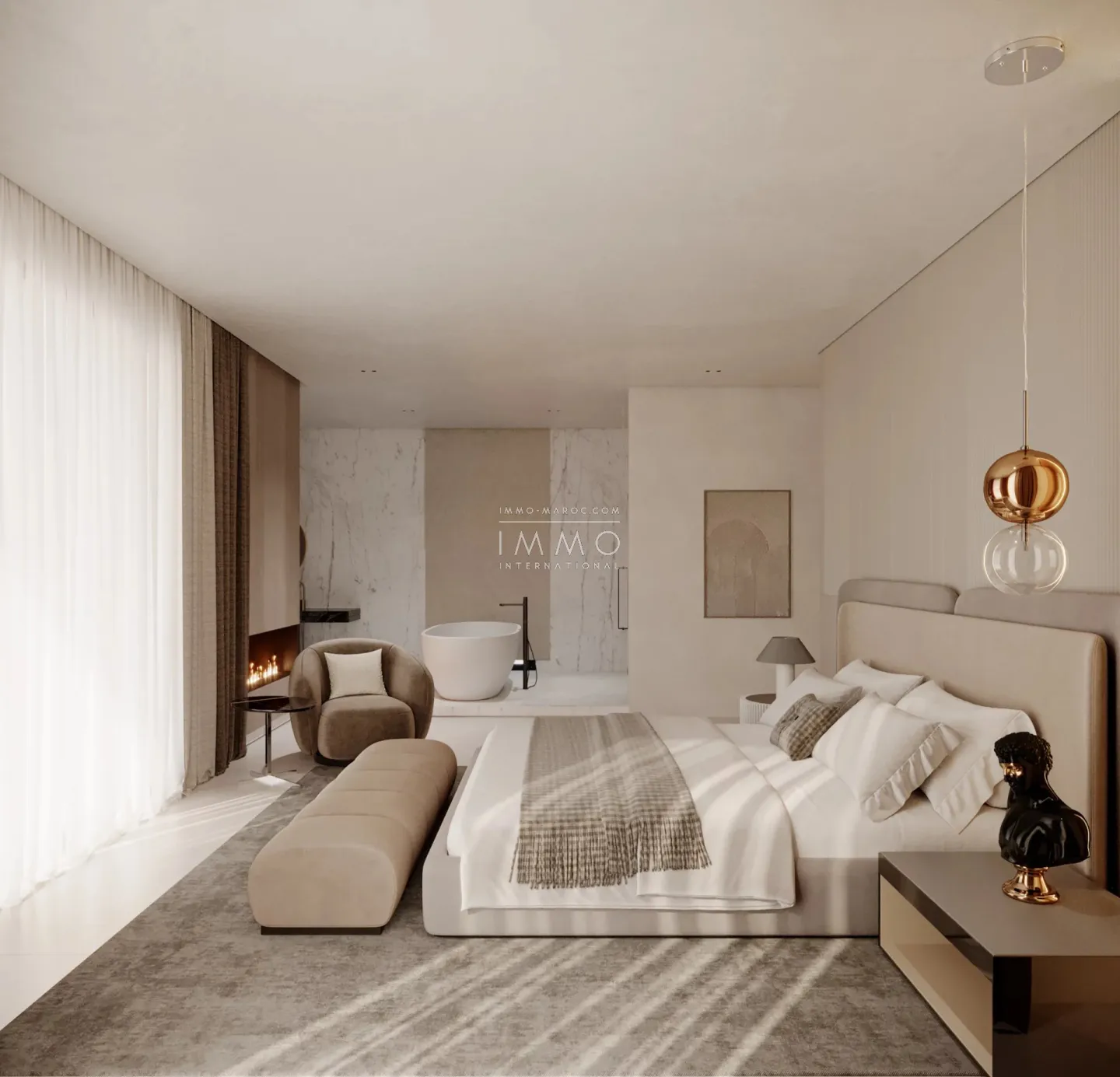 Marrakech, route d'amizmiz, villa type 1 - 4 bedrooms