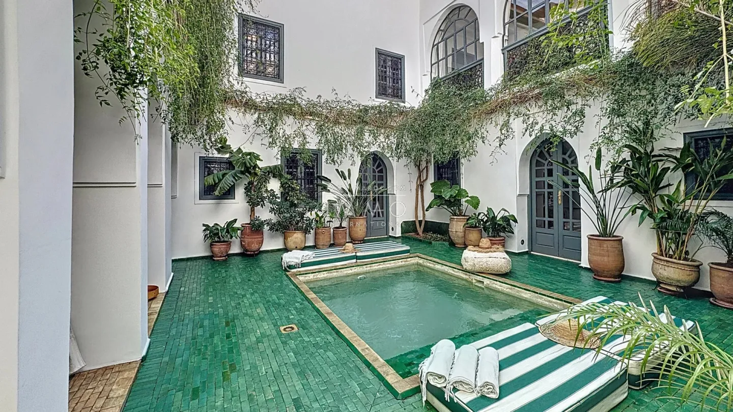 Exceptional riad for sale in the heart of the medina of marrakech