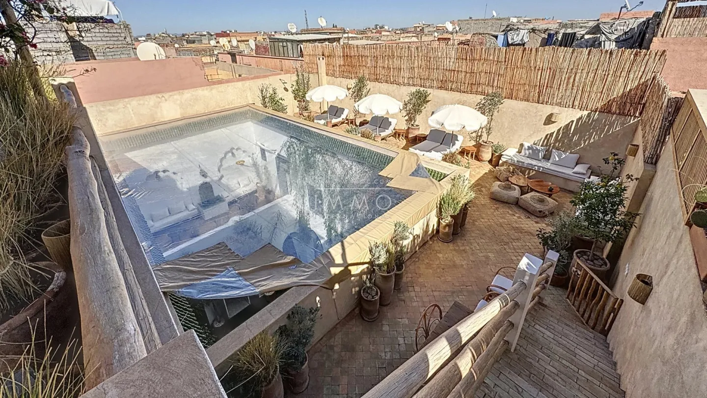 Exceptional riad for sale in the heart of the medina of marrakech