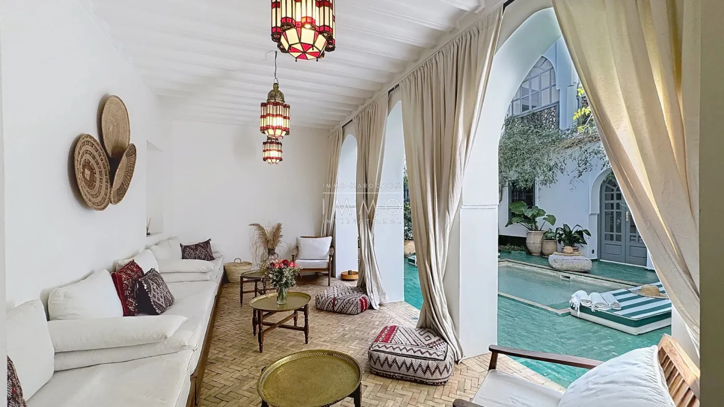 Exceptional riad for sale in the heart of the medina of marrakech