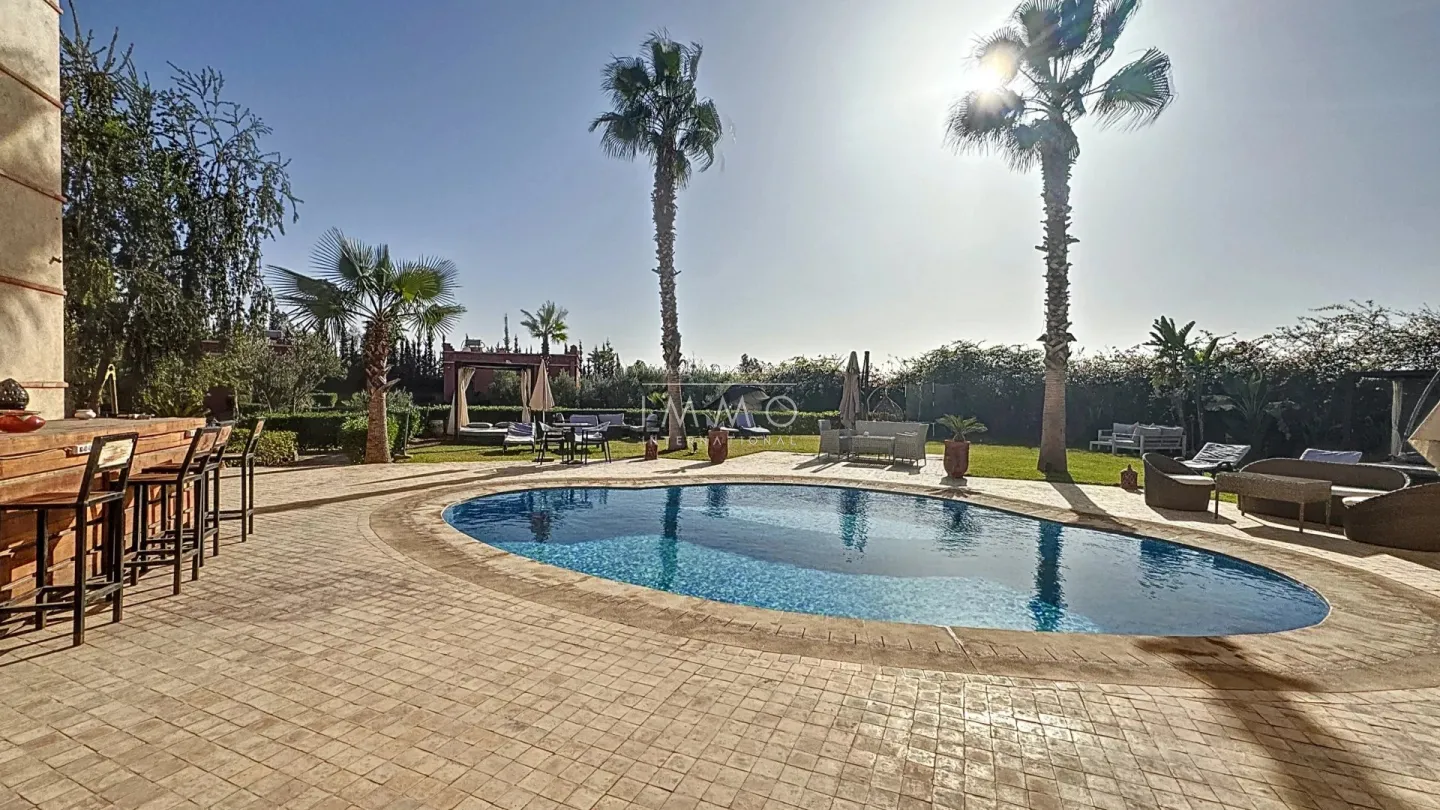 Villa authorized as a guesthouse – for sale in marrakech