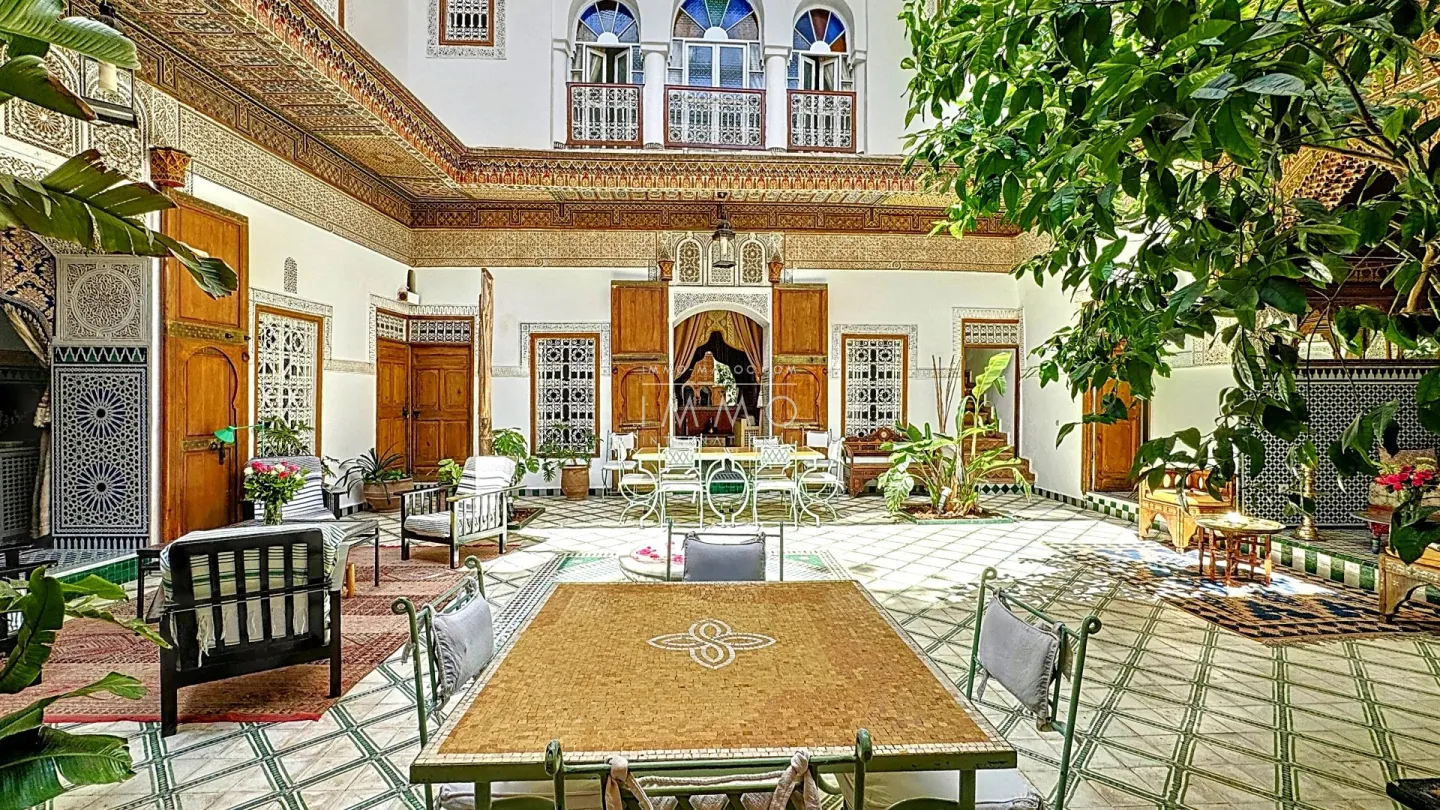 Magnificent authentic riad for sale in marrakech – rediscover moroccan elegance