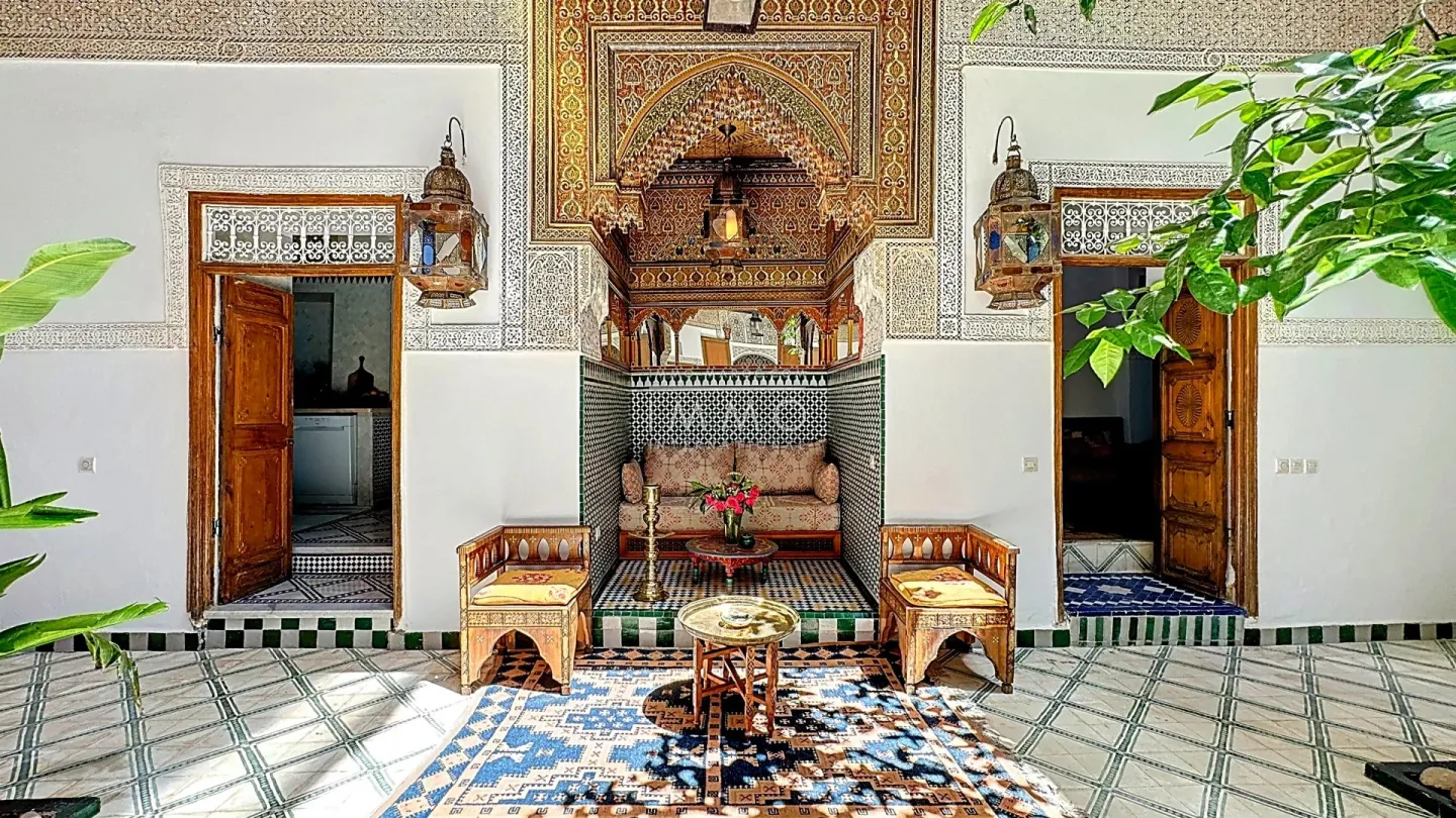 Magnificent authentic riad for sale in marrakech – rediscover moroccan elegance